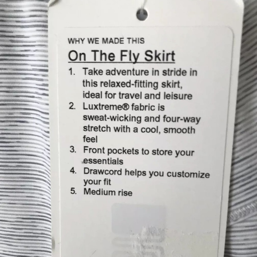 New Lululemon On The Fly Skirt - Picture 5 of 6